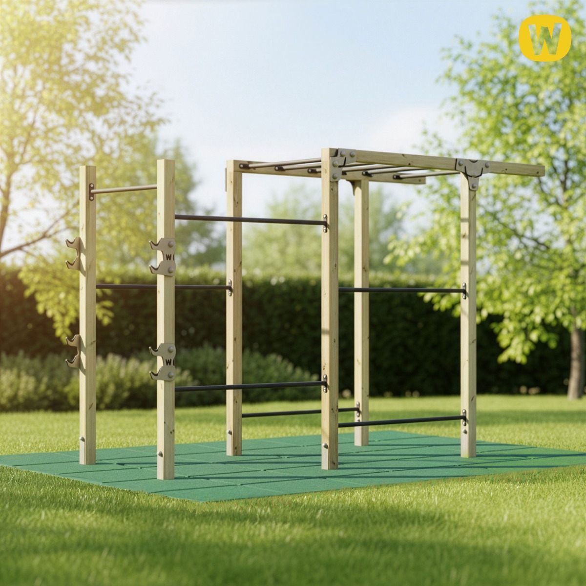 Tlmiaca rohož 50x50x6,5 cm vrátane upevňovacích kolíkov 835852