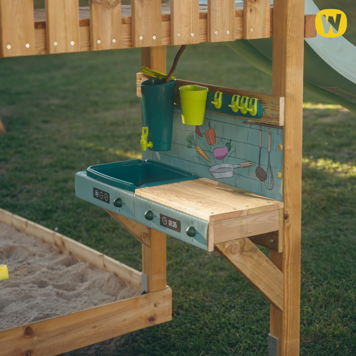 Vonkajšia kuchynka pre deti Wickey Muddey Play 832362_k